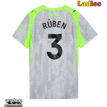 Manchester City Ruben Dias #3 Replica Third Shirt Ladies 2025-26 Short Sleeve